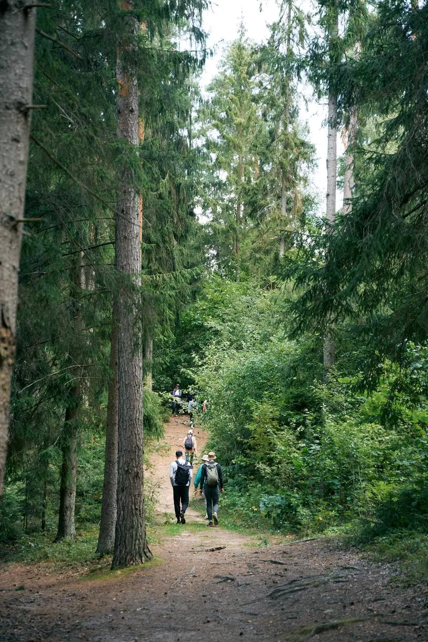 Осенний поход по заказнику Голубые озера