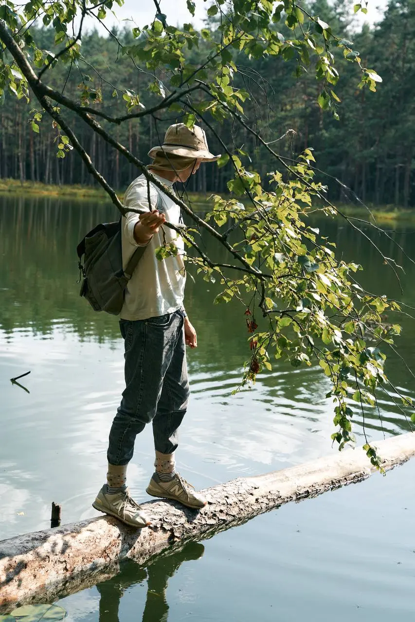 Осенний поход по заказнику Голубые озера