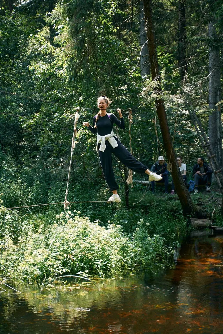 Осенний поход по заказнику Голубые озера