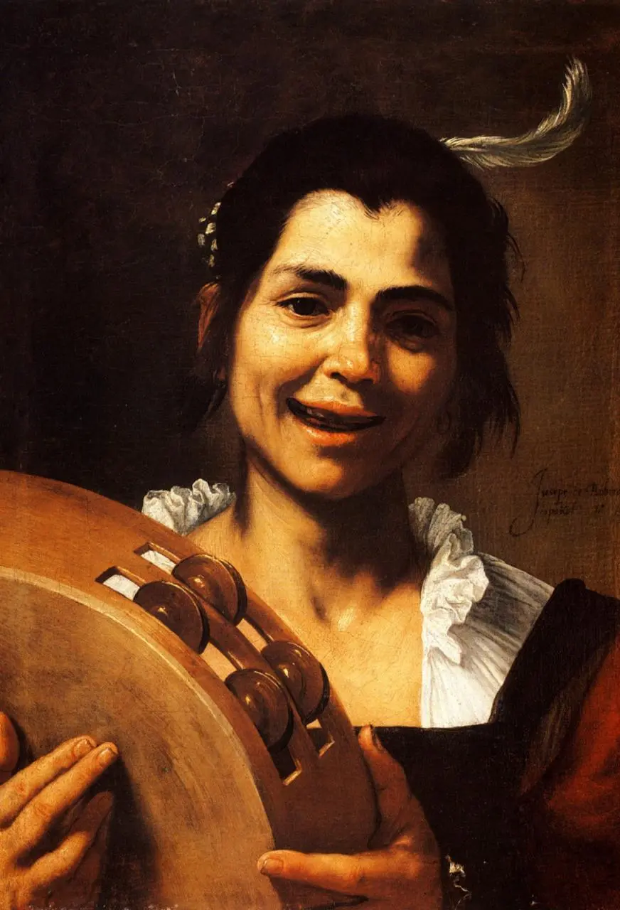 Девушка с тамбурином