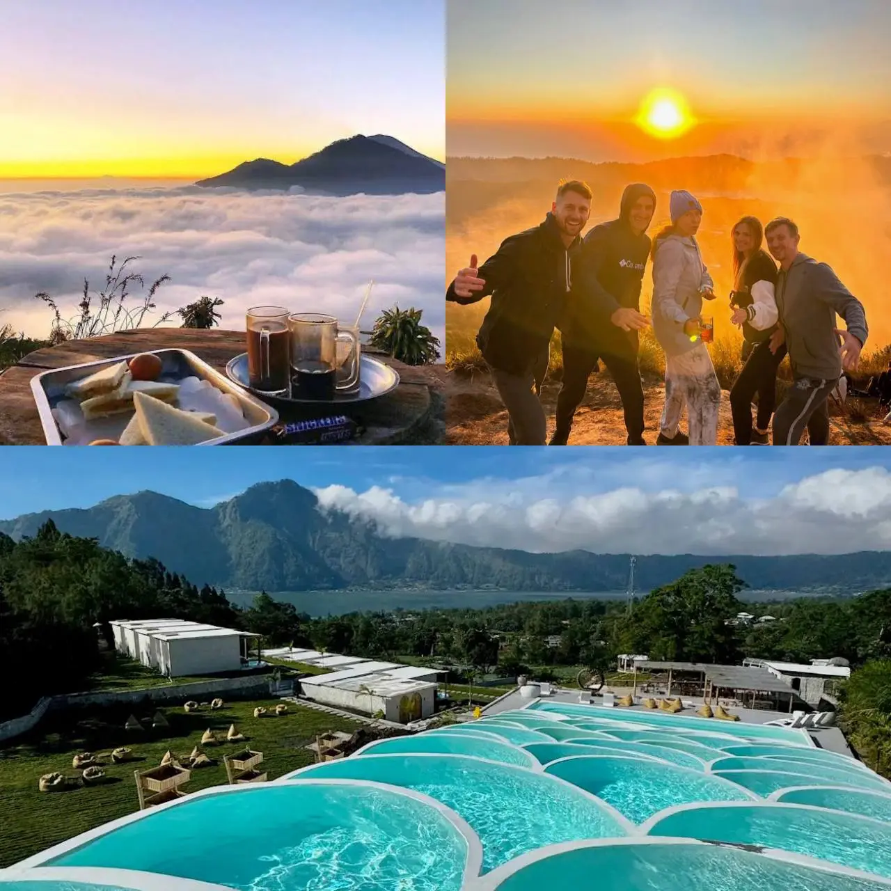 рассвет на вулкане БАТУР