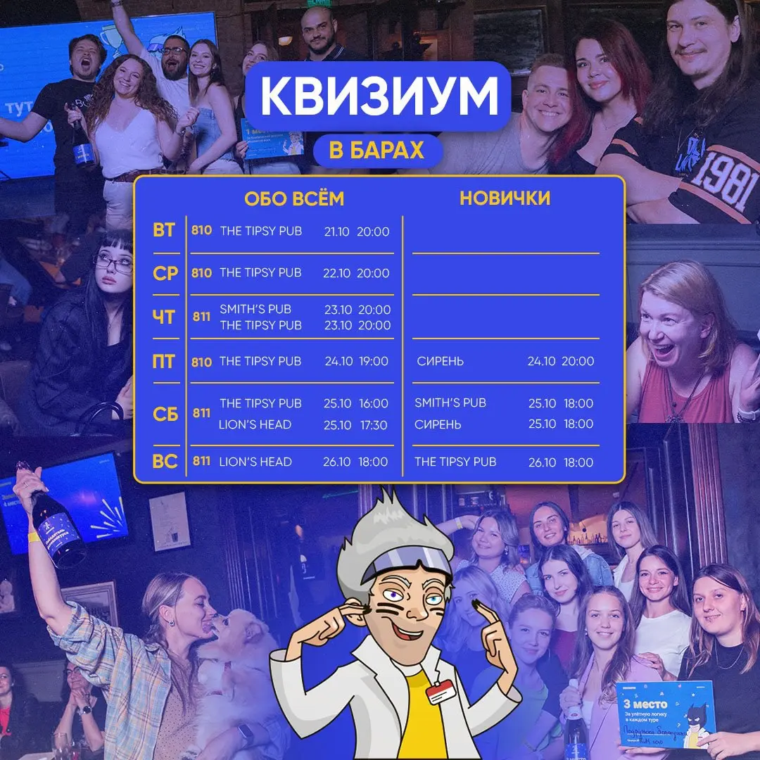 quizium онлайн-викторина и тематические квизы