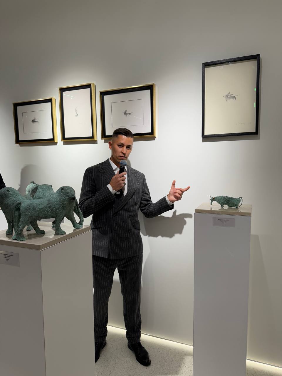 Открытие персональной выставки скульптора Альфиза Сабирова «THE TATARS: URMAN. Мифическая земля»