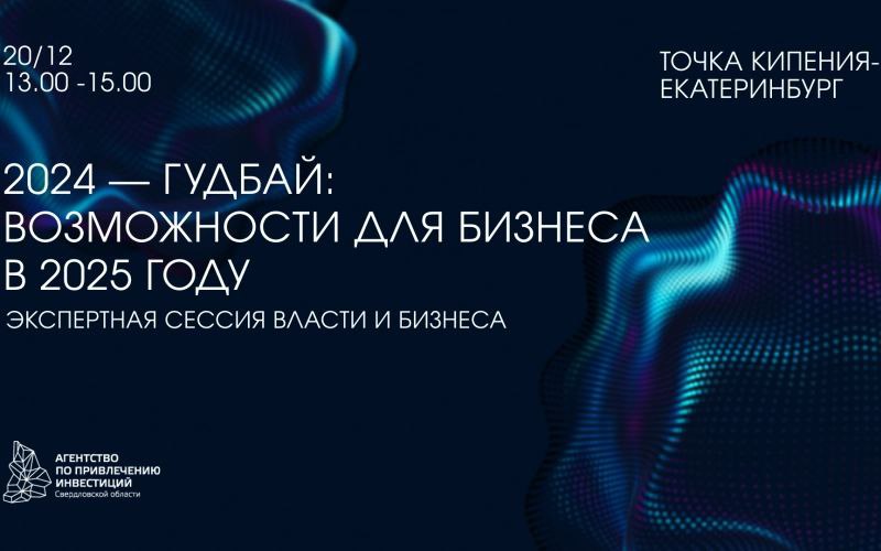 Экспертная сессия «2024 — гудбай: возможности для бизнеса в 2025 году»