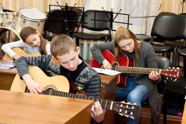 Мастер-класс «Изучение основных аккордов в классе гитары»