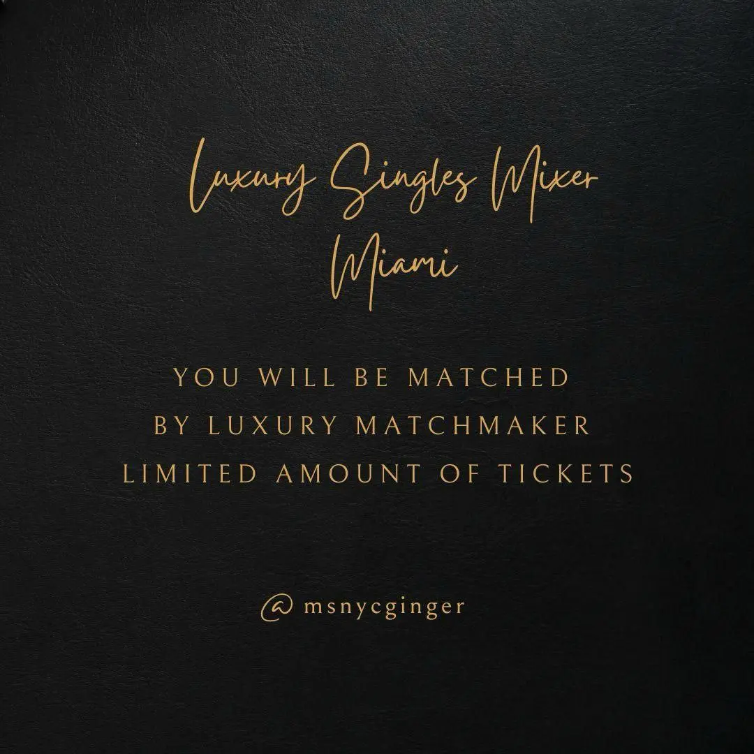 Luxury Matchmaker Singles Mixer - Fall Edition