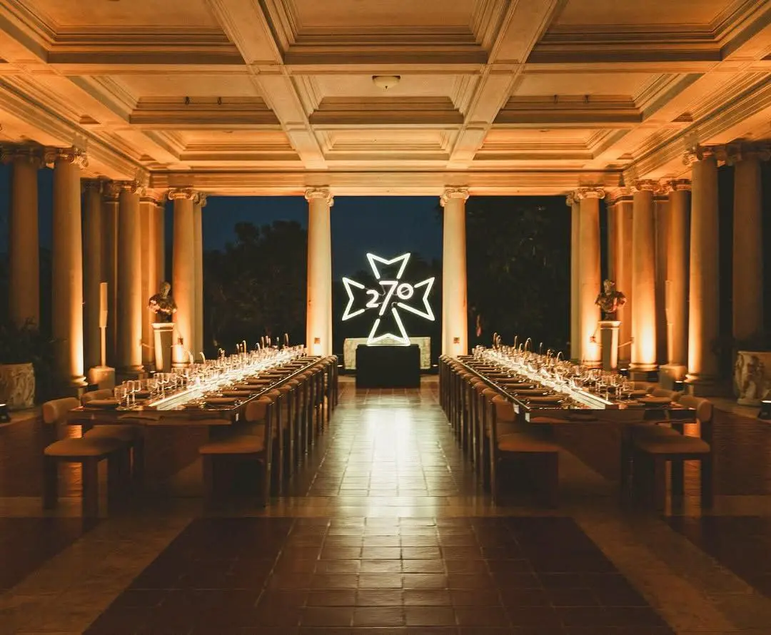 Сет-дизайн для ужина в 270-й годовщины Vacheron Constantin от K2