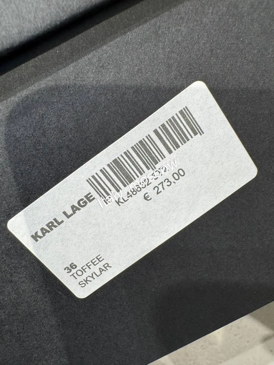 KL48632-52./ 273,00 LAGE 1 & KARL 36 TOFFEE SKYLAR