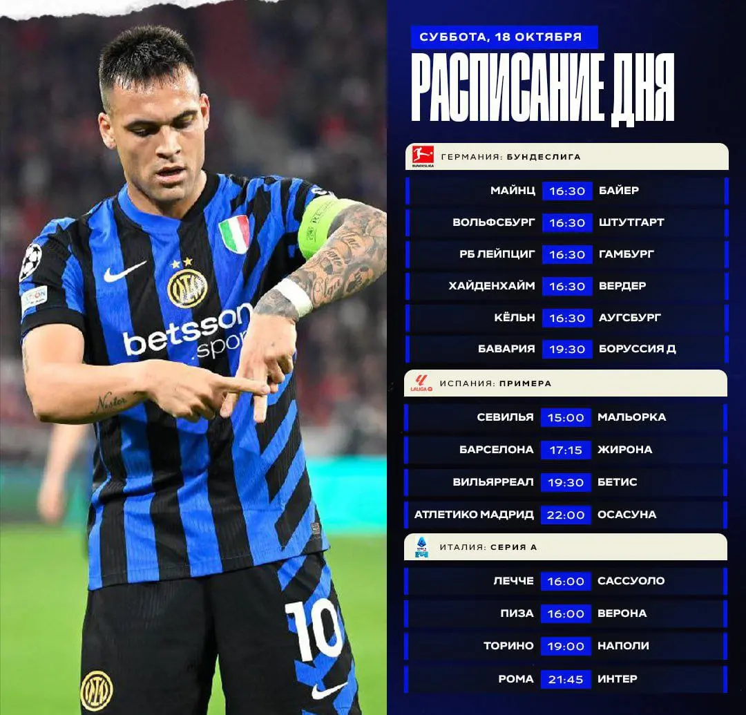 Футбольная Лента - Match today