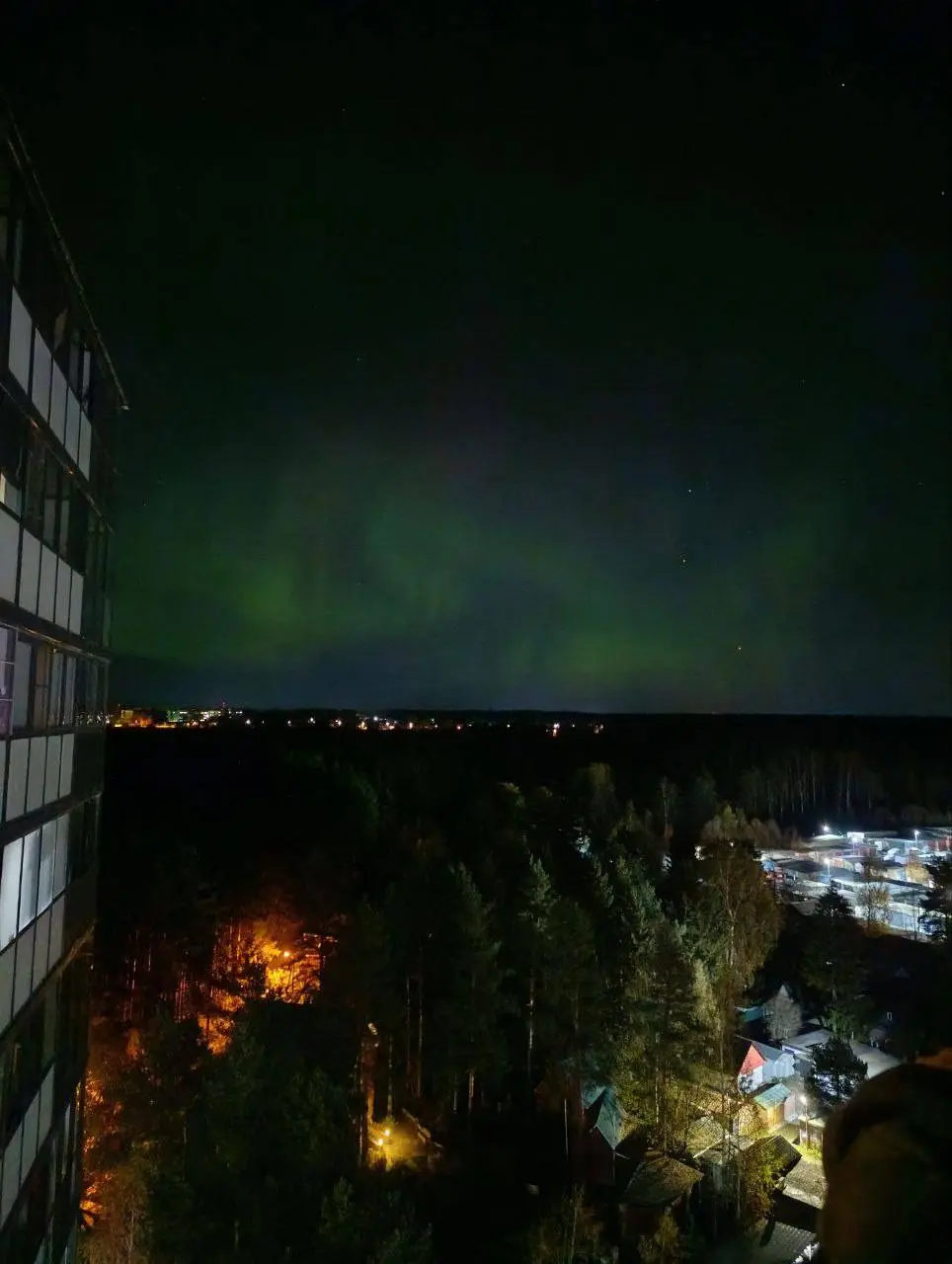 Северное сияние в Сертолово