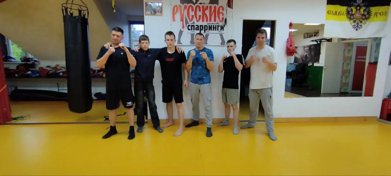 Тренировка по боксу на Русских спаррингах