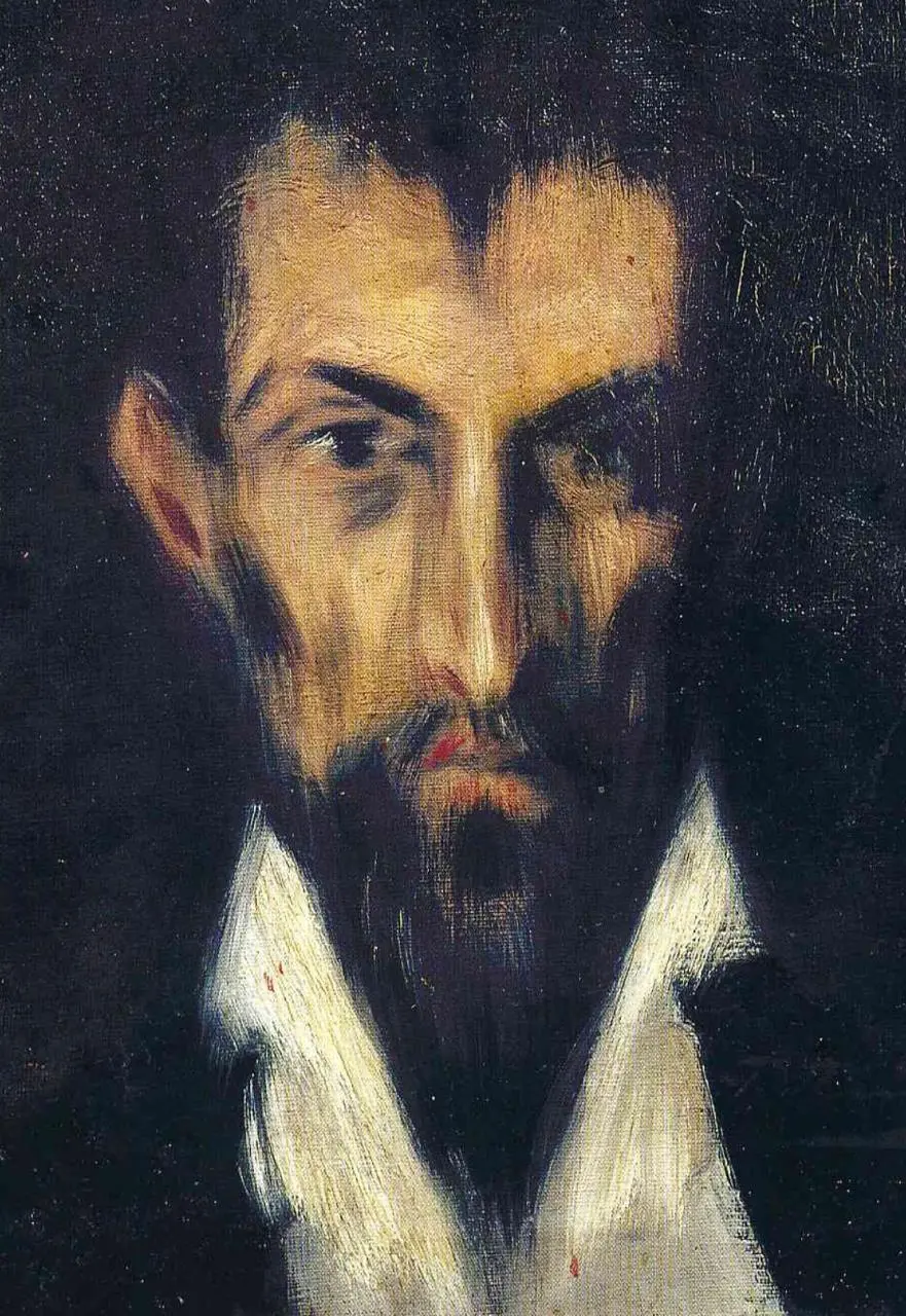 Портрет незнакомца в стиле Эль Греко