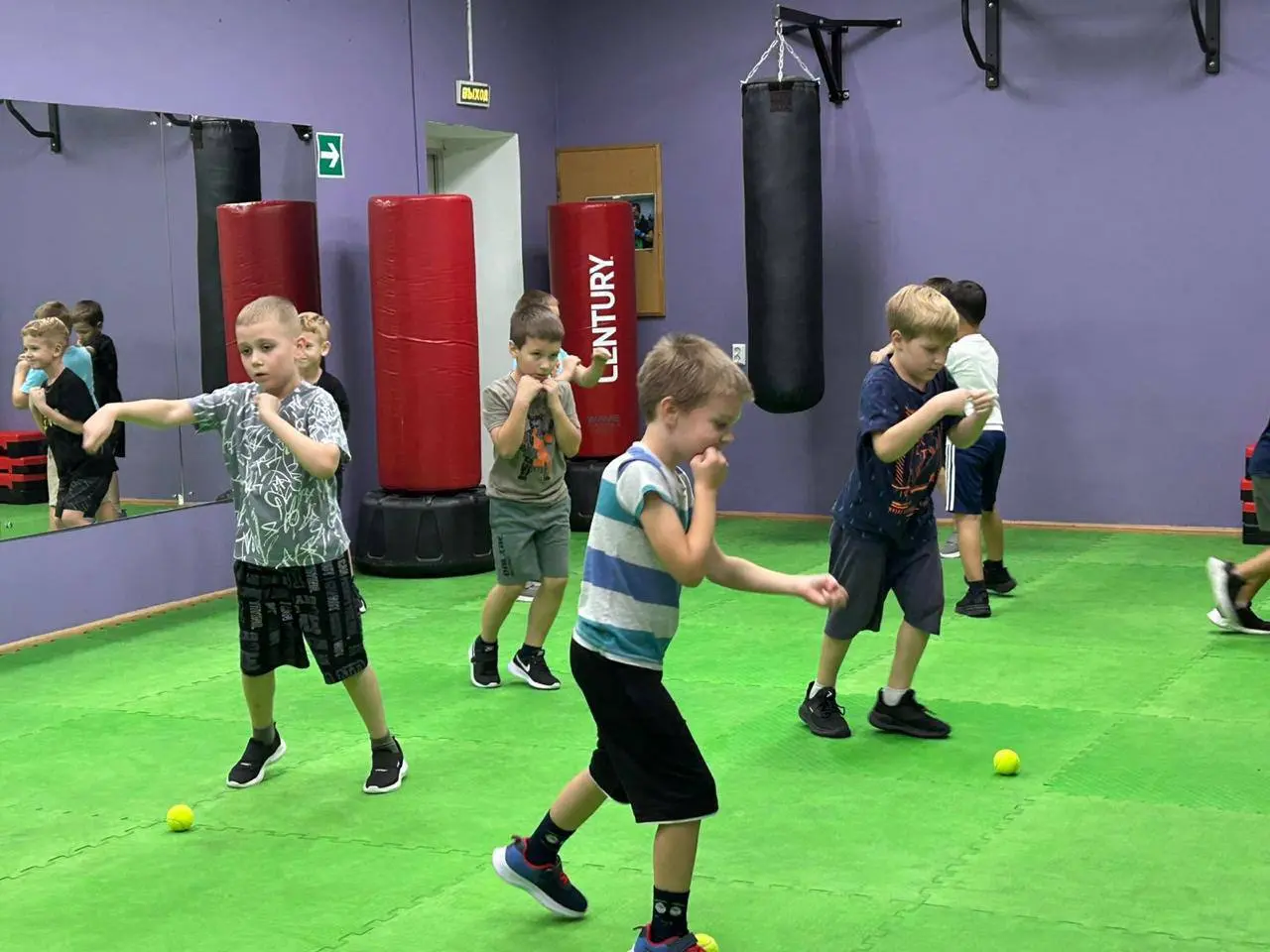 Открытое занятие в кружке «ОФП с элементами бокса»