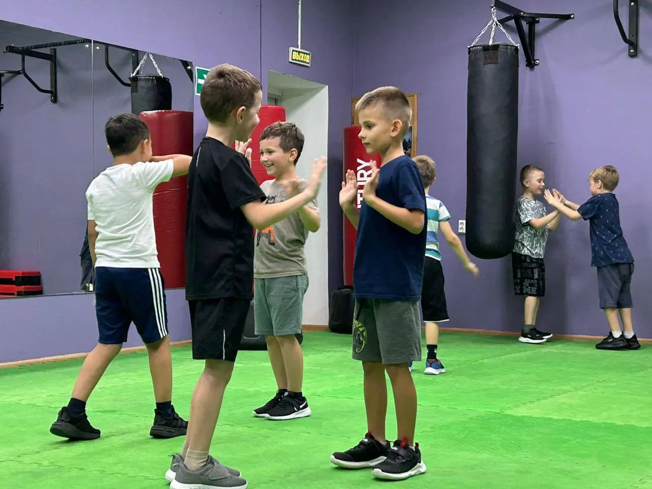 Открытое занятие в кружке «ОФП с элементами бокса»