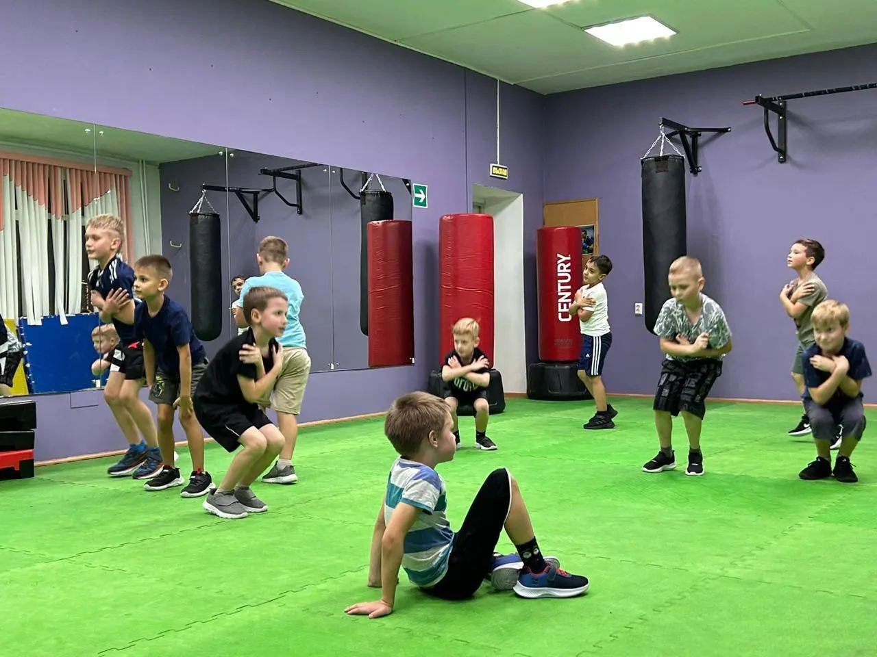 Открытое занятие в кружке «ОФП с элементами бокса»