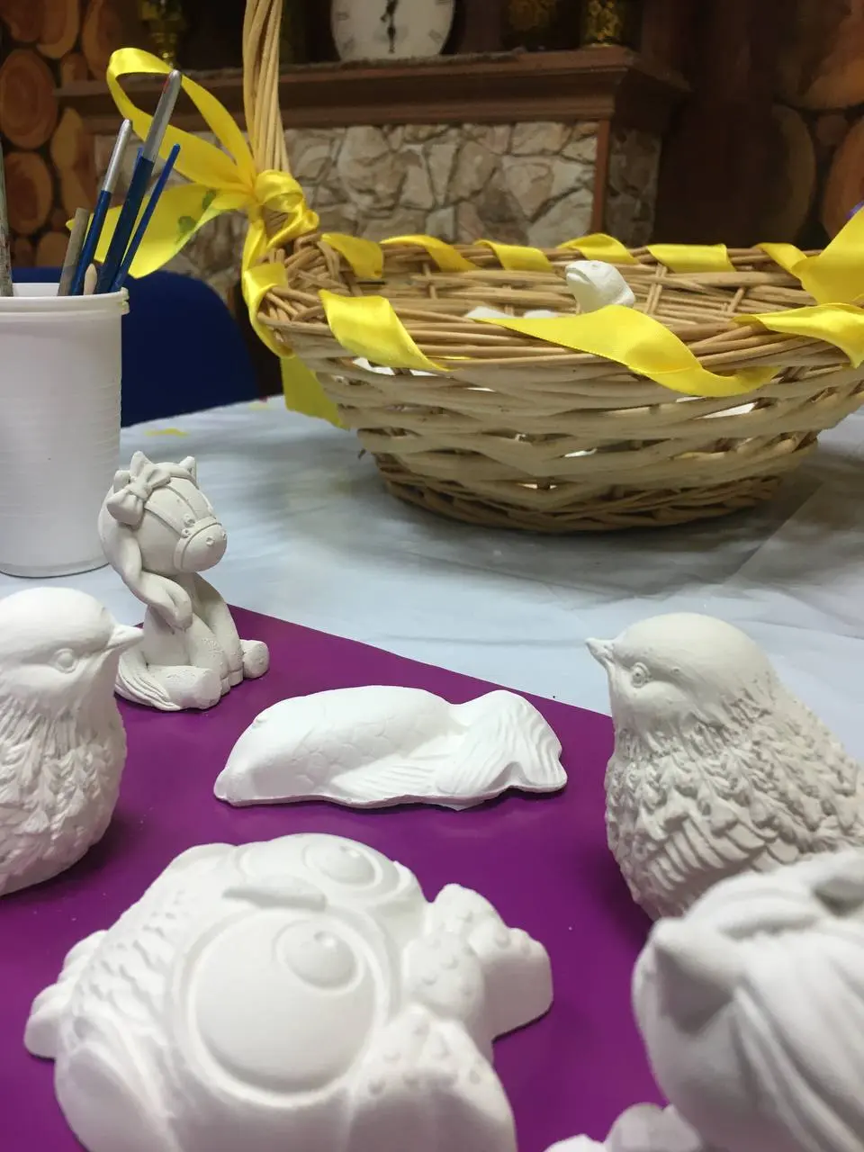 Роспись магнитиков, гипсовых фигур