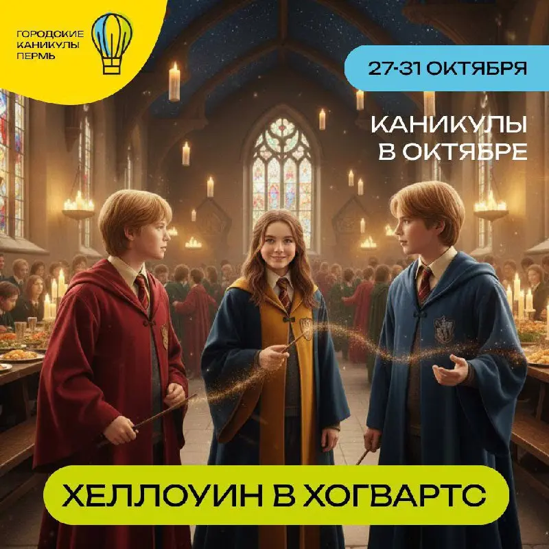 Осенние каникулы в Хогвартсе