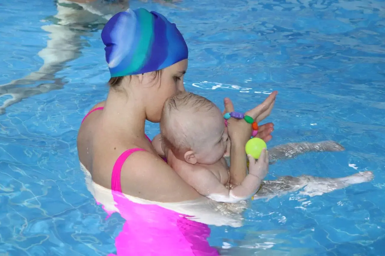 детский бассейн: сеансы свободного плавания Родитель+Ребёнок