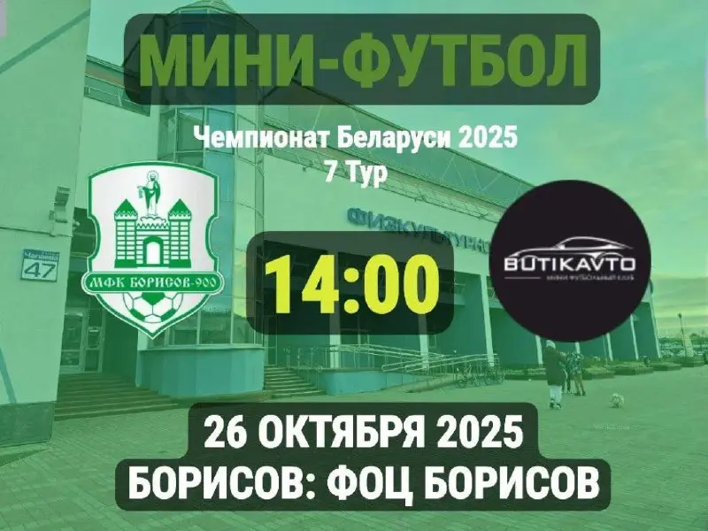 Футбол в Борисове