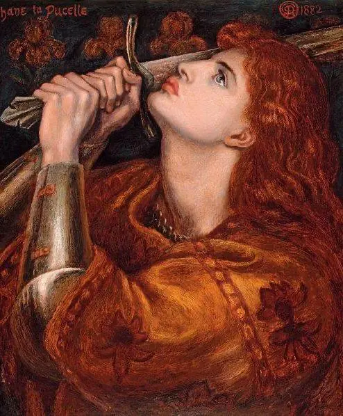 Жанна д’Арк - Данте Габриэль Россетти