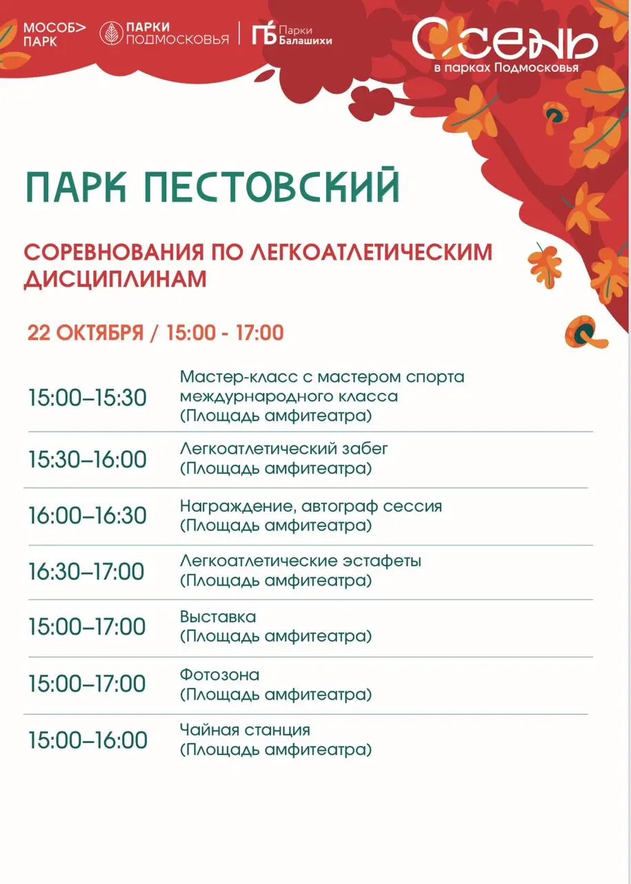 Осень спорту не помеха