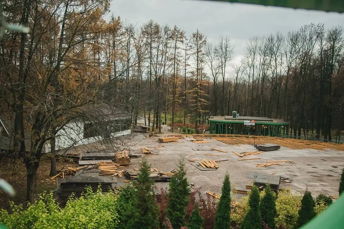 Каток в парке «Швейцария»