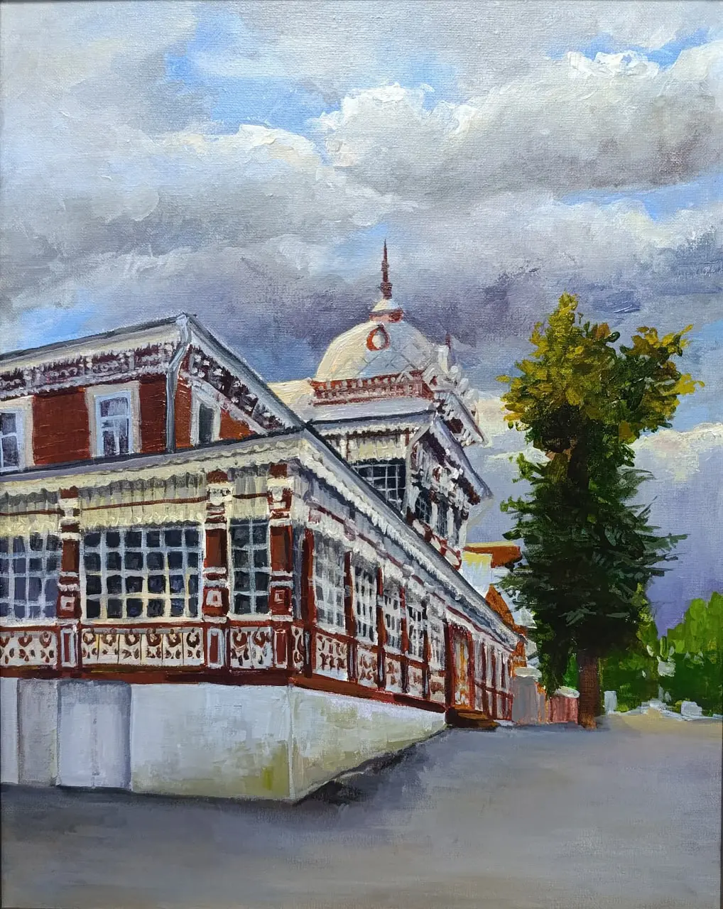 Открытие выставки рязанских художников АХП в библиотеке имени Есенина