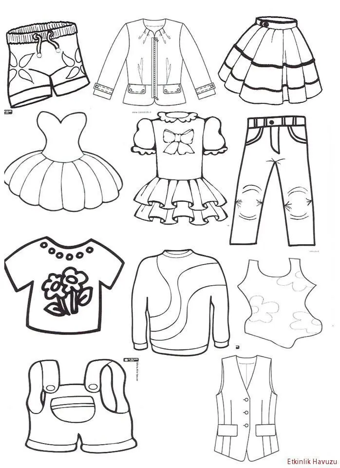 Бумажные куклы. Одень куклу. Раскраски