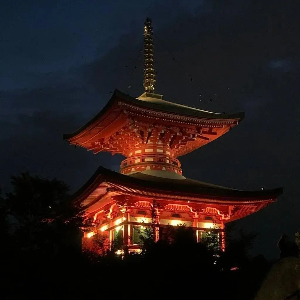 Ночная сказка в Японском саду