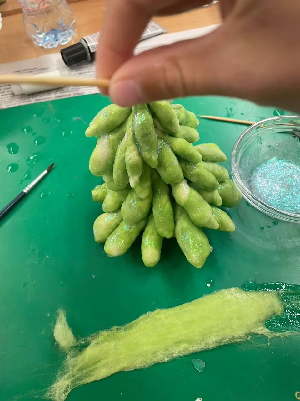 Мастер-класс «Елочка» (ватная игрушка)