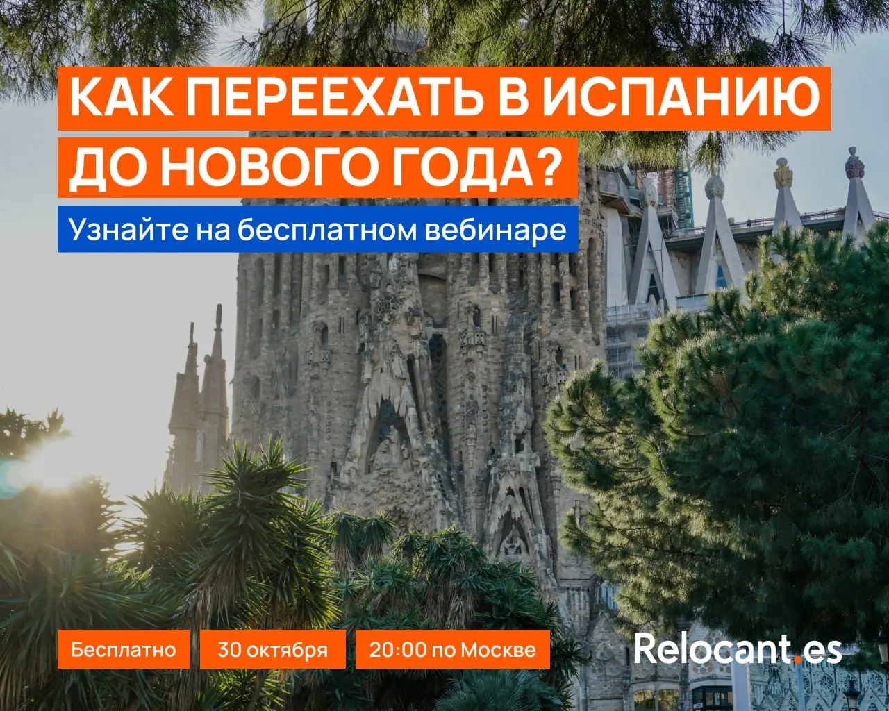 Бесплатный вебинар: ВНЖ цифрового кочевника в Испании и перспектива закрытия программы в 2026 году