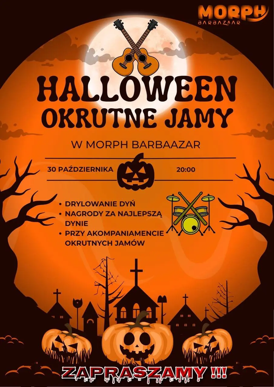 HALLOWEEN OKRUTNE JAMY W MORPH BARBAAZAR