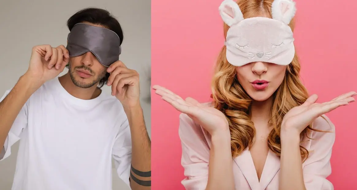 Обнимательная встреча в повязках на глаза