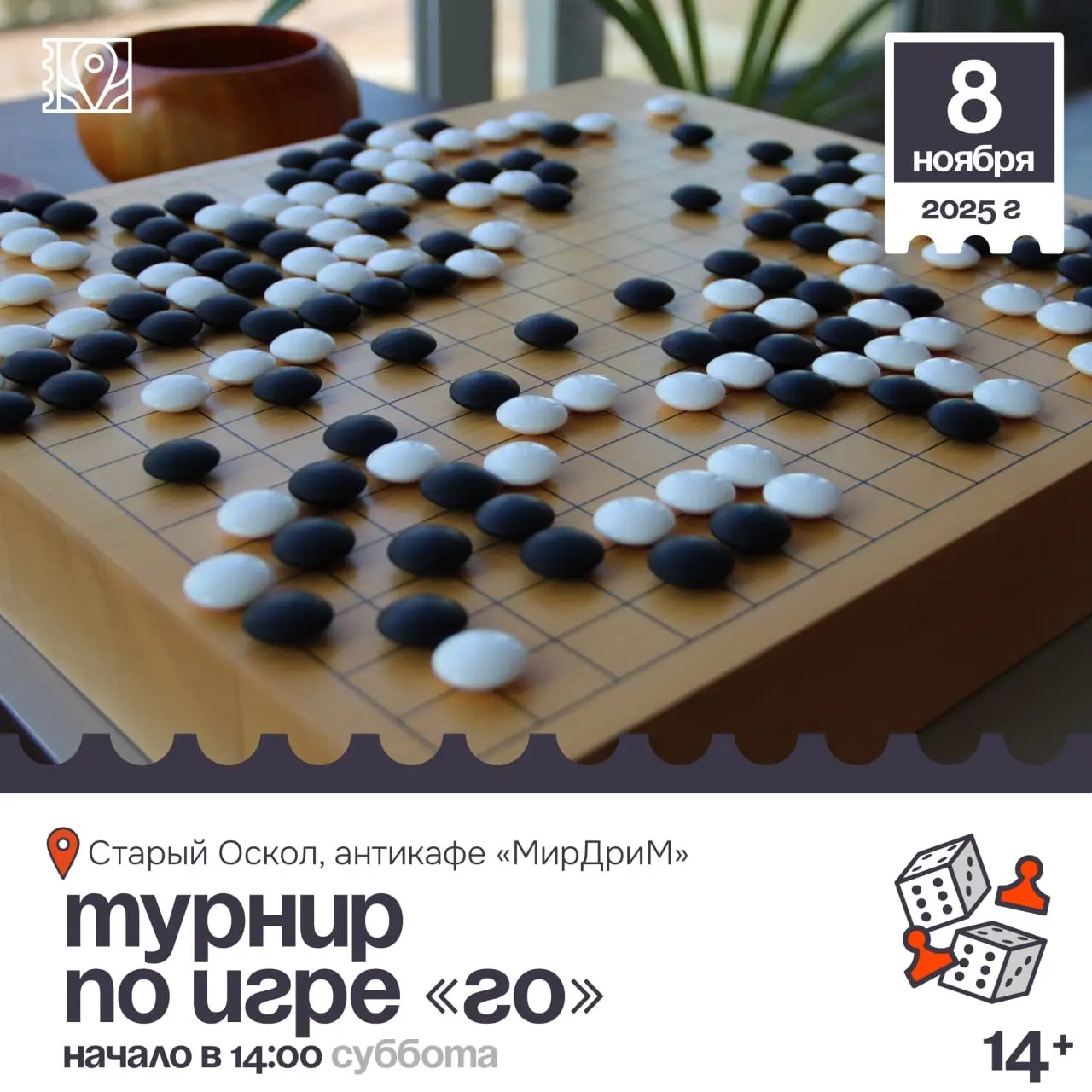 Турнир по игре «Го» 14+