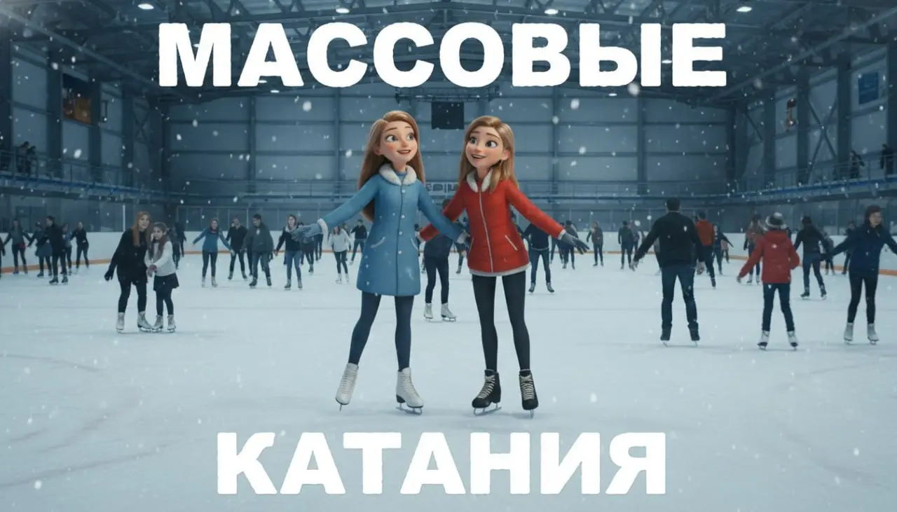 Сеансы катания на коньках в выходные