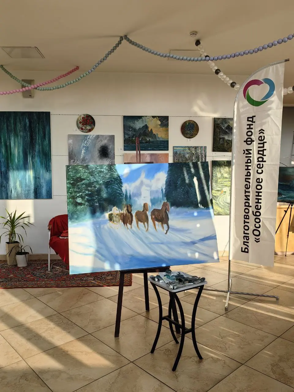 ауктцион-перформанс в Арт-гостиной