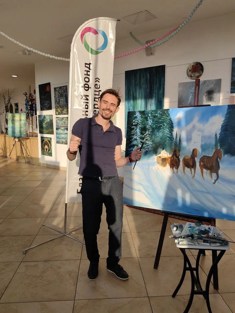 ауктцион-перформанс в Арт-гостиной