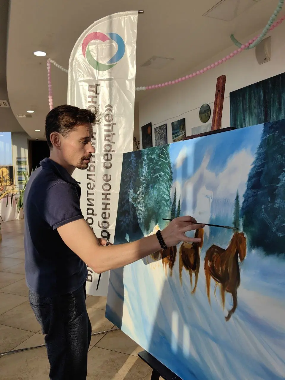 ауктцион-перформанс в Арт-гостиной