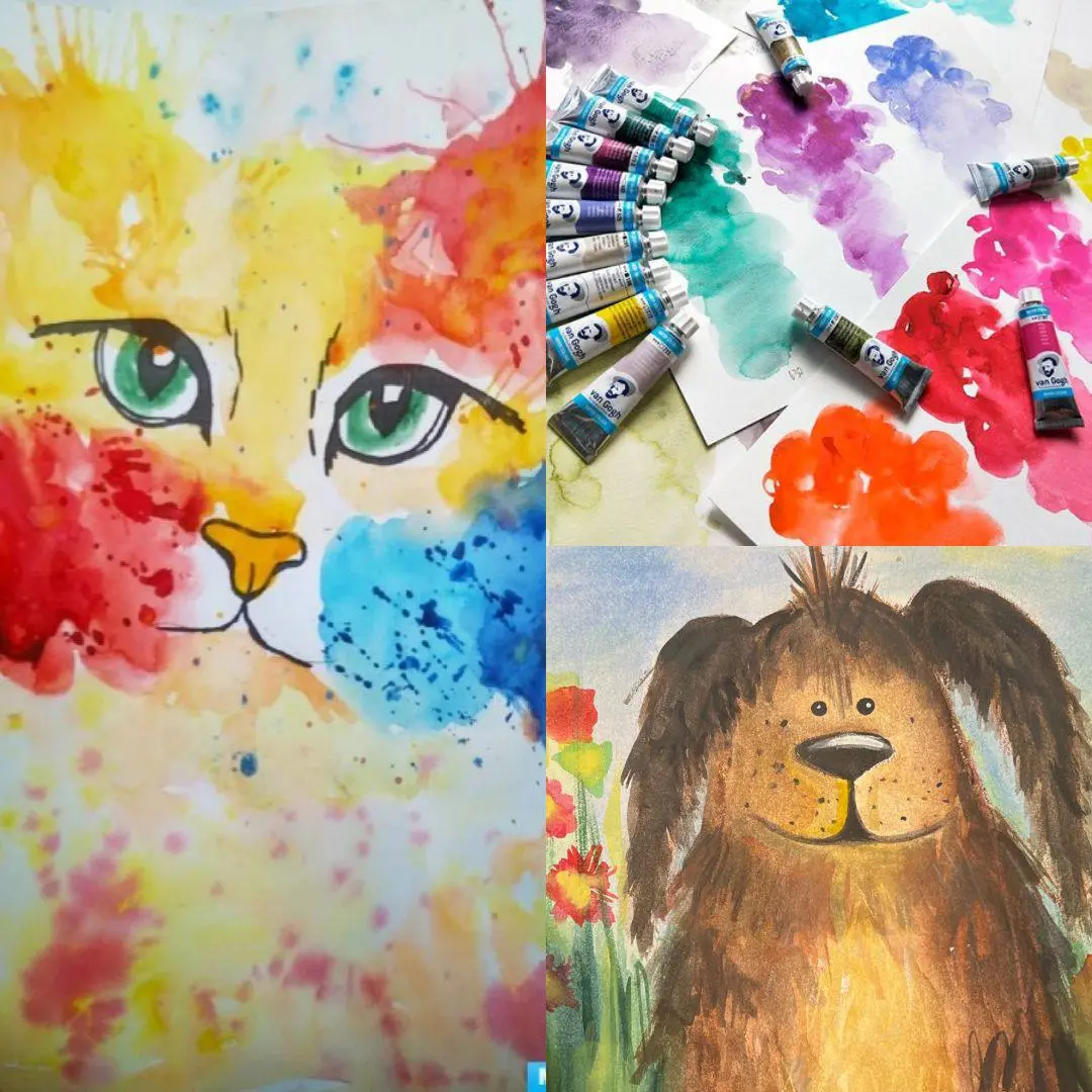 Уроки живописи акварель для юных художников