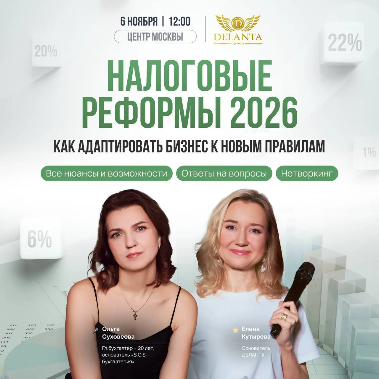 Бизнес-завтрак: Налоговые реформы 2026: как адаптировать бизнес к новым правилам