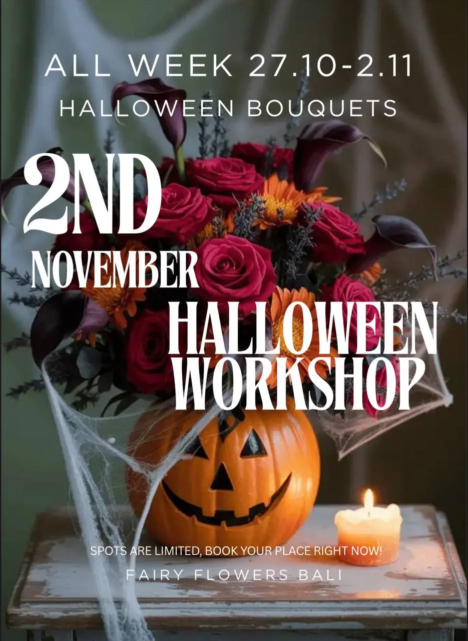 Хэллоуинский мастер-класс по цветочным композициям в тыкве