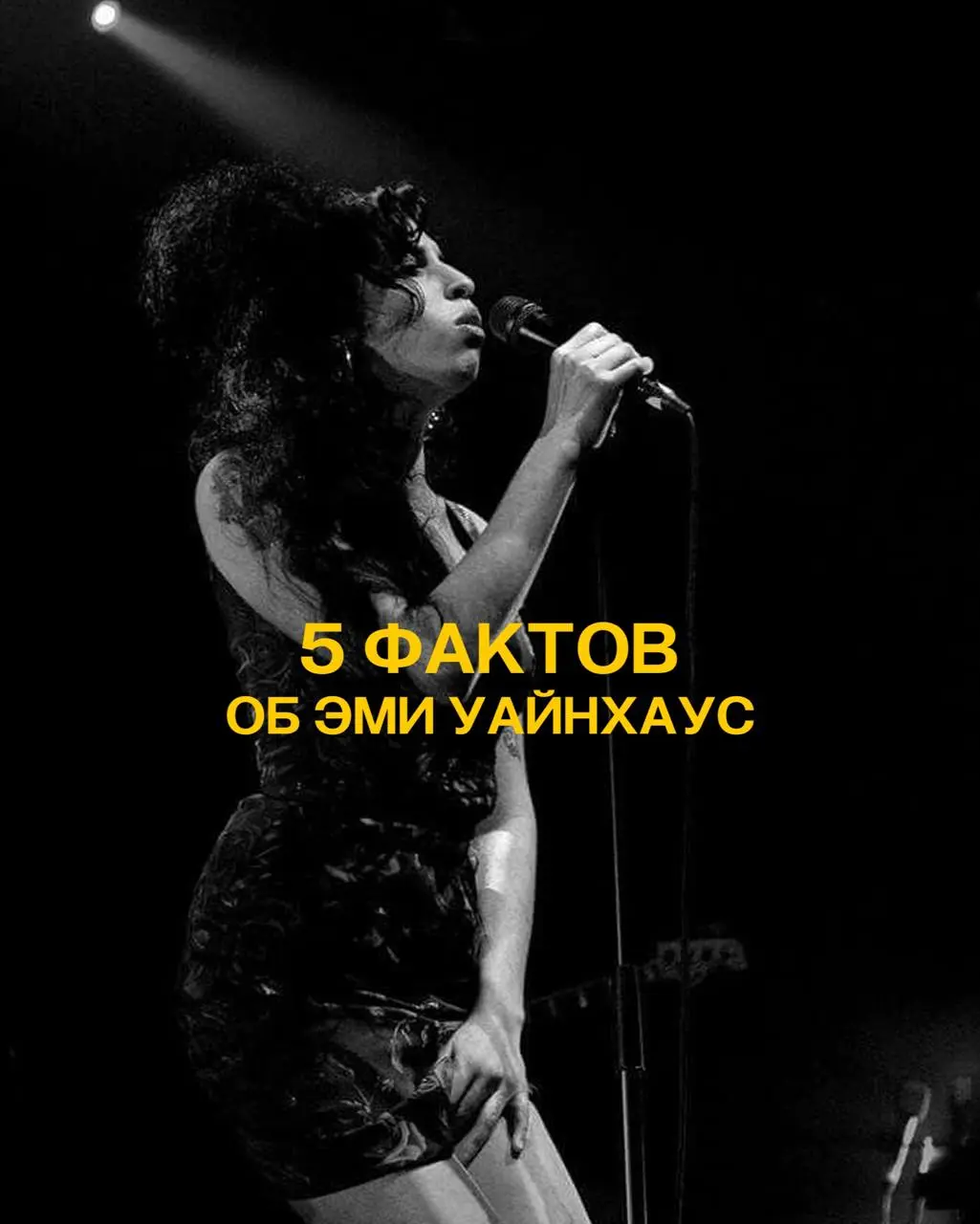 Лекция в кабаре ШУМ — 5 фактов об Эми Уайнхаус