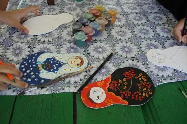 Мастер-класс "Матрешка – душа России"