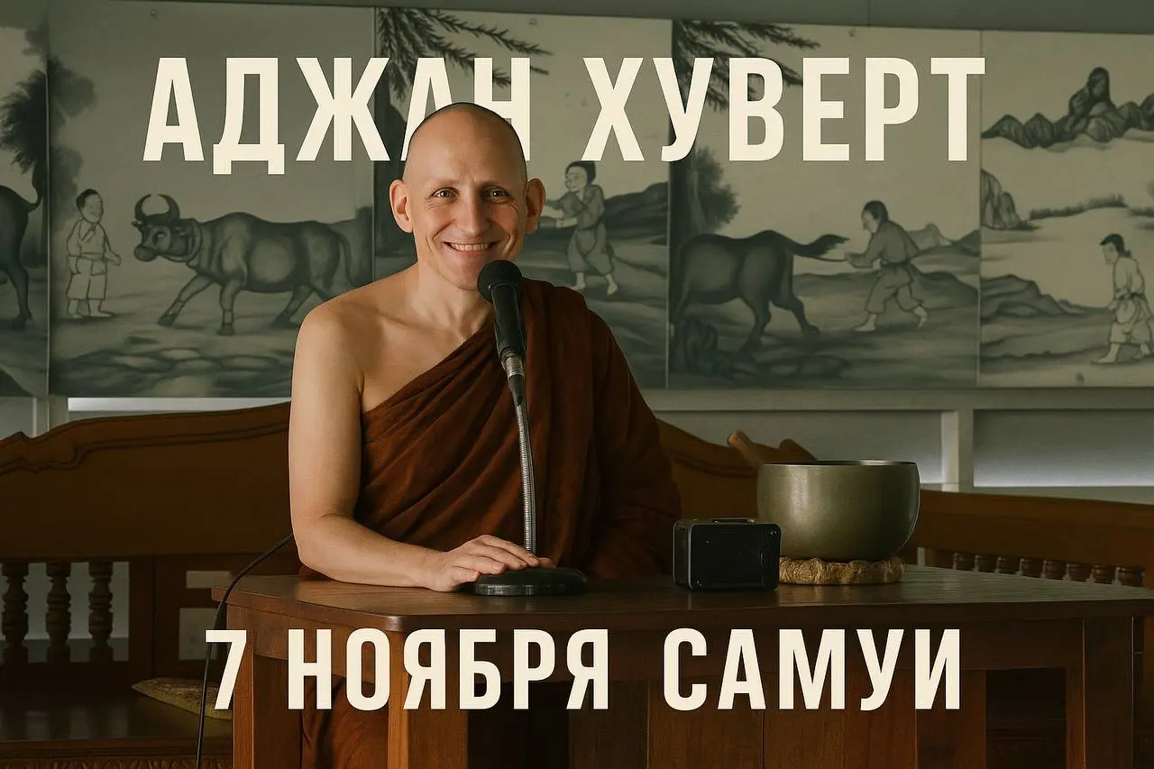 Завтрак с буддийским монахом в ретритном-центре на Самуи