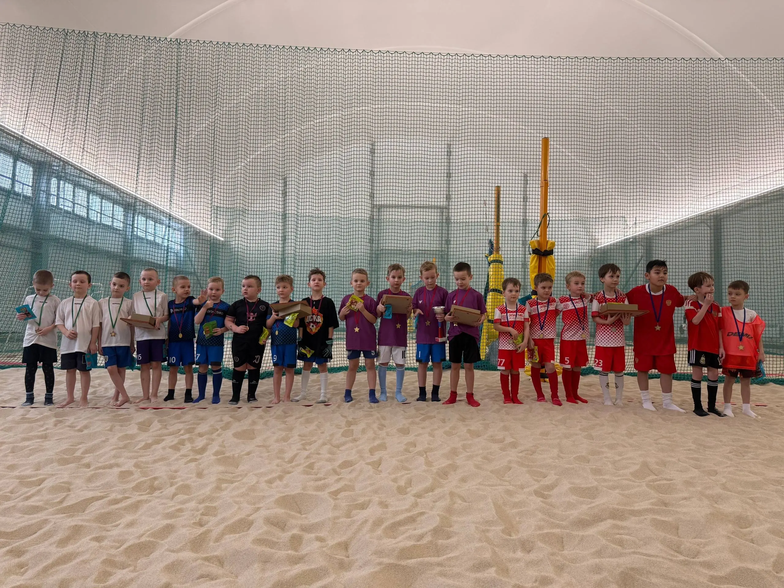 Турнир по пляжному футболу среди филиалов ДФШ Эластико