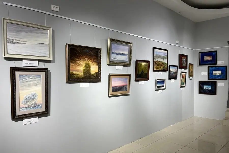 Выставка художественных работ Мансура Саитова