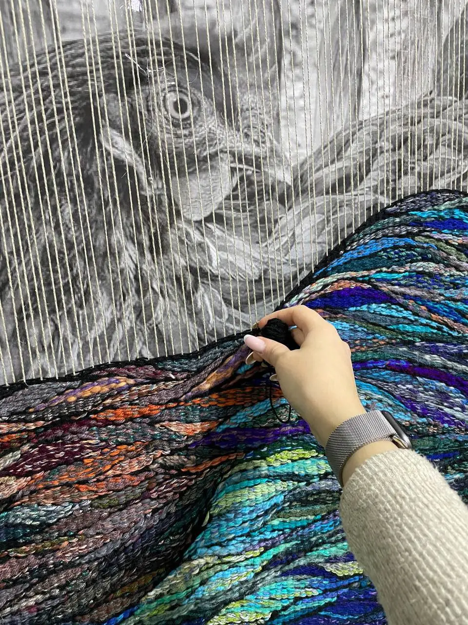 Мастер-класс по созданию гобелена на Академической даче им. И.Е. Репина