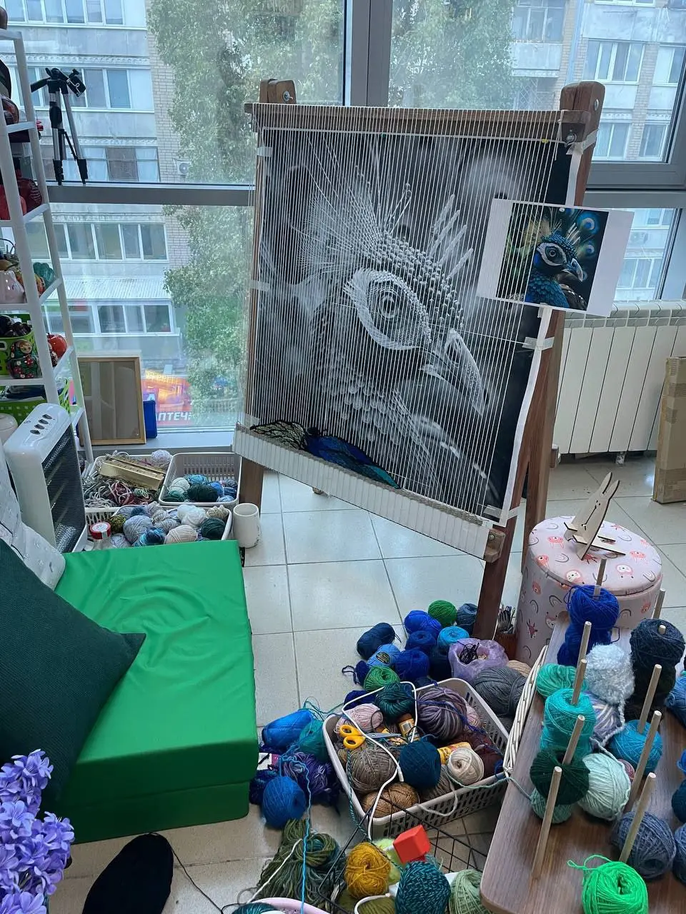 Мастер-класс по созданию гобелена на Академической даче им. И.Е. Репина