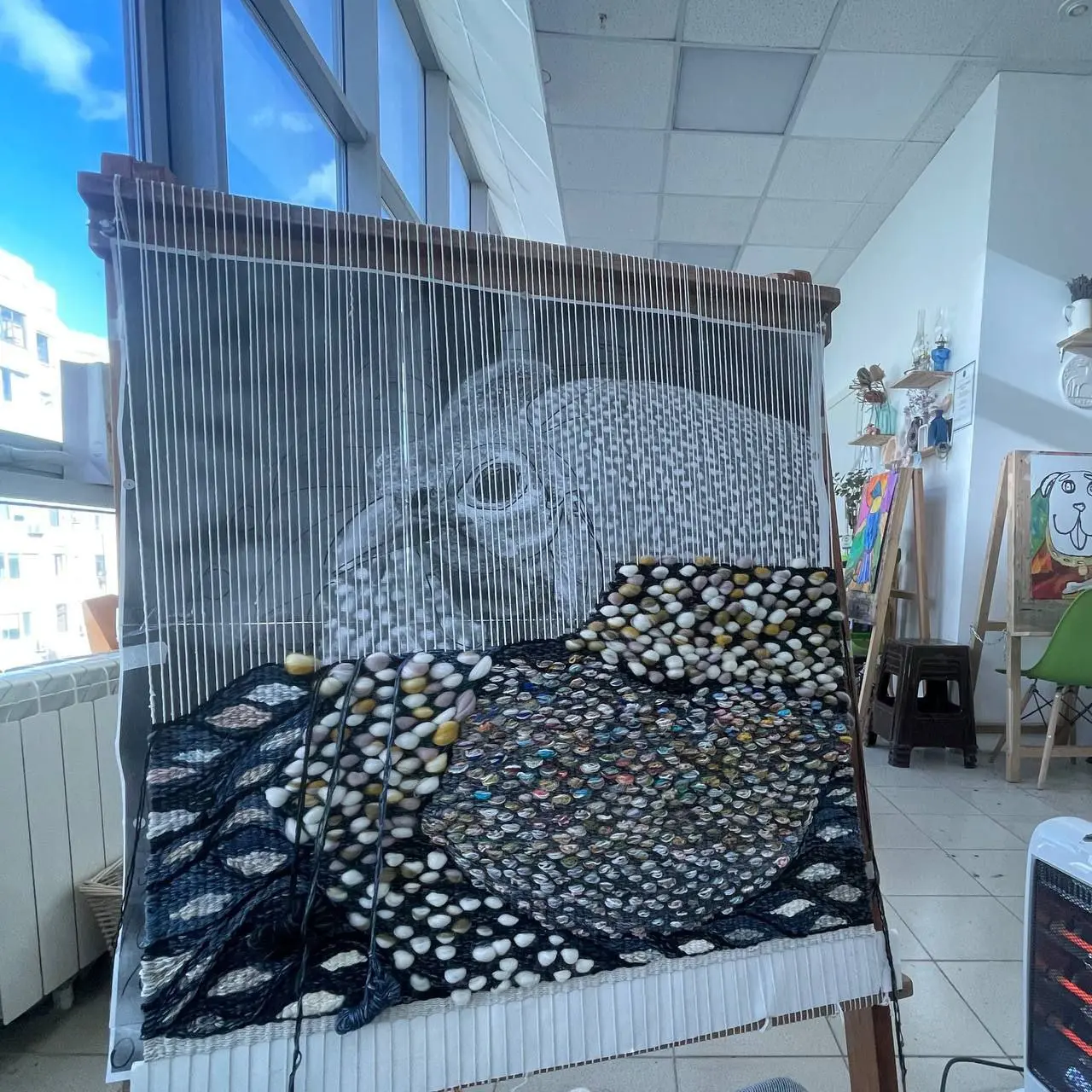 Мастер-класс по созданию гобелена на Академической даче им. И.Е. Репина