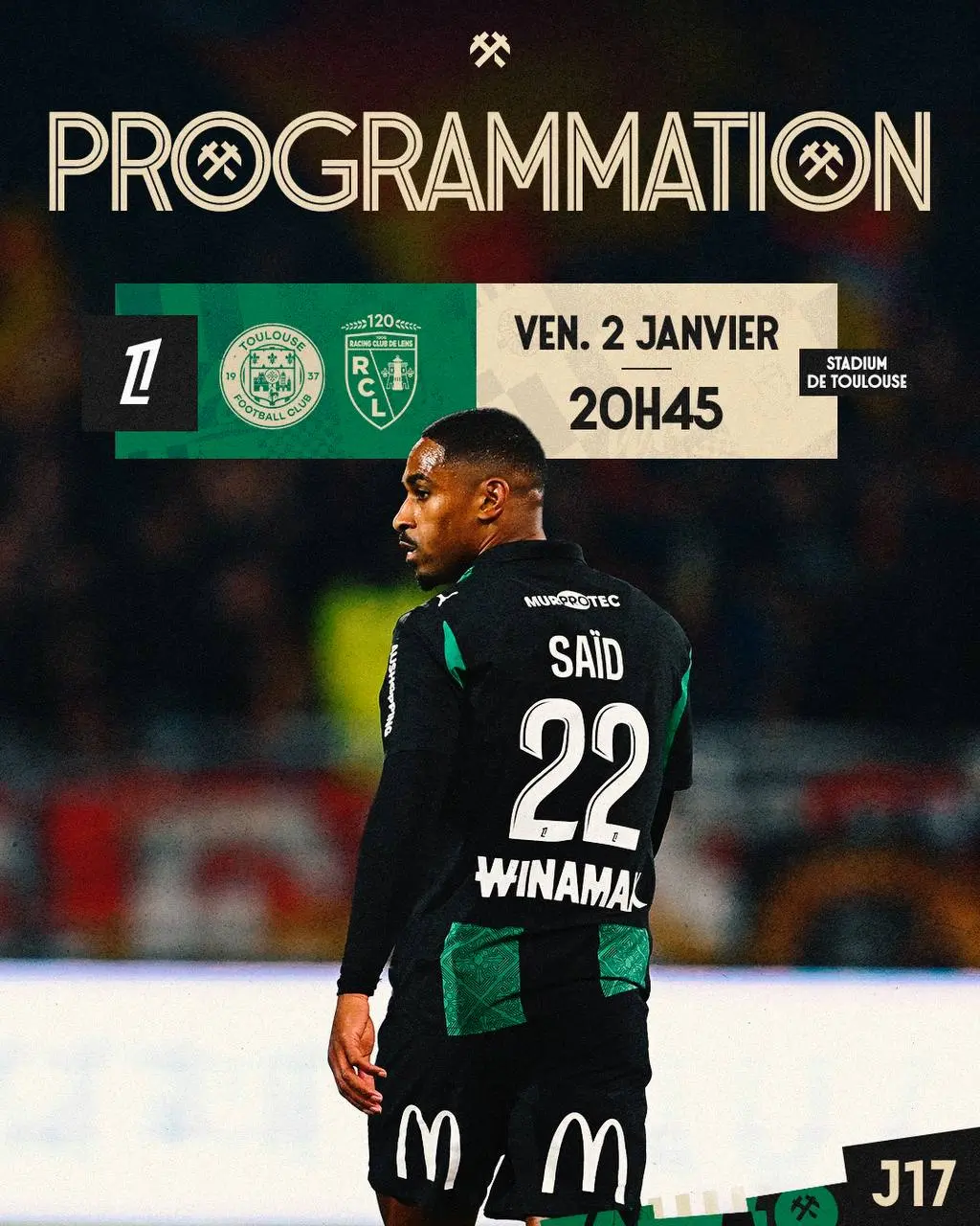 Матч против Тулузы (Ligue 1, 17-й тур)